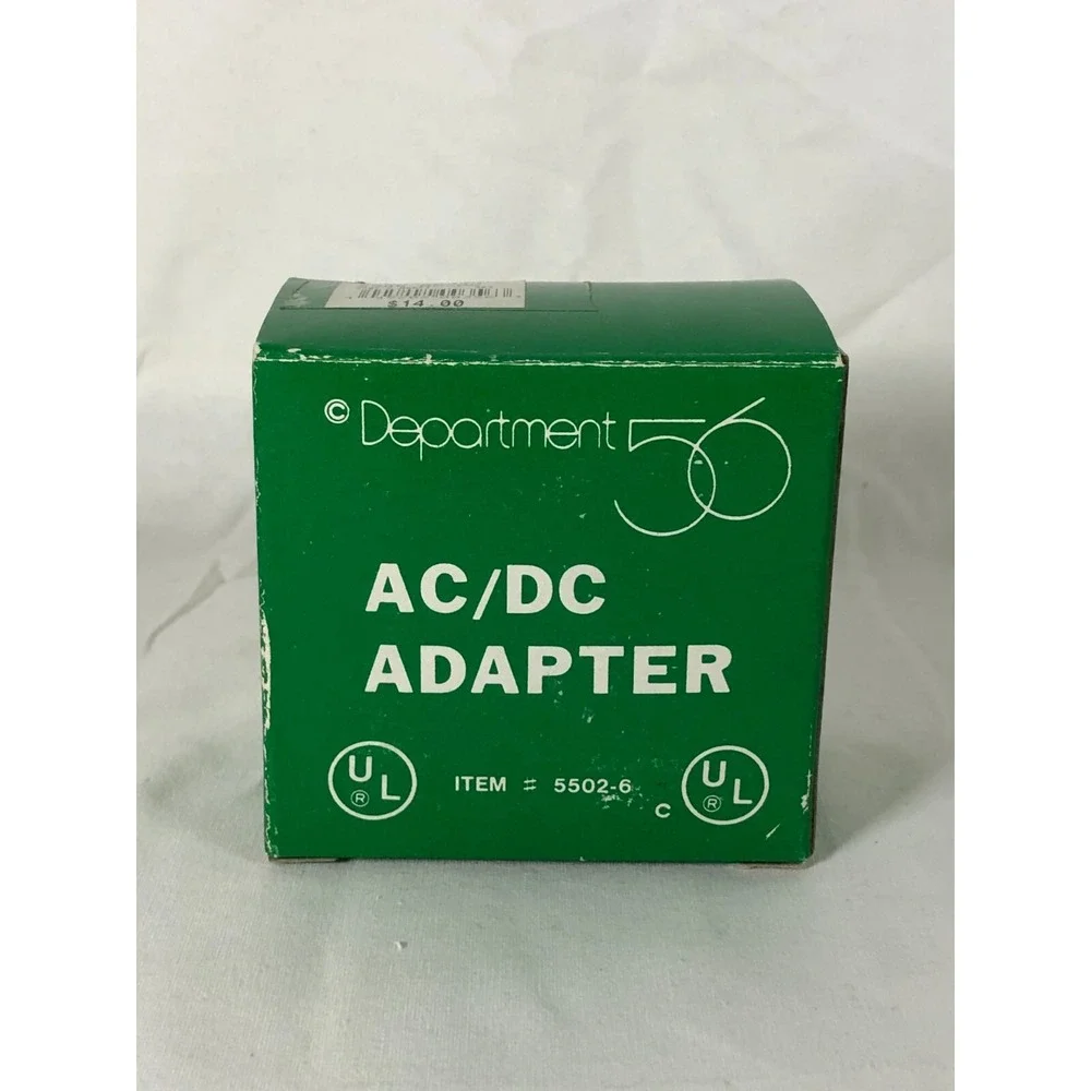 Dept 56 Light Accessory AC/DC Adapter 55026 White 2.5V Power Supply 3 Plugs